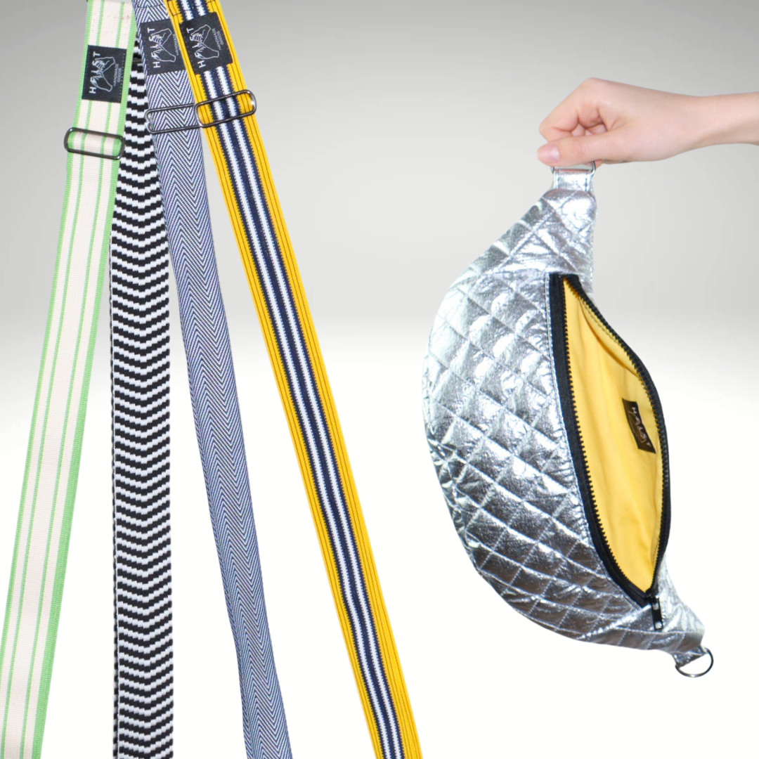 Honeycomb Silver + Strap | Hipbag