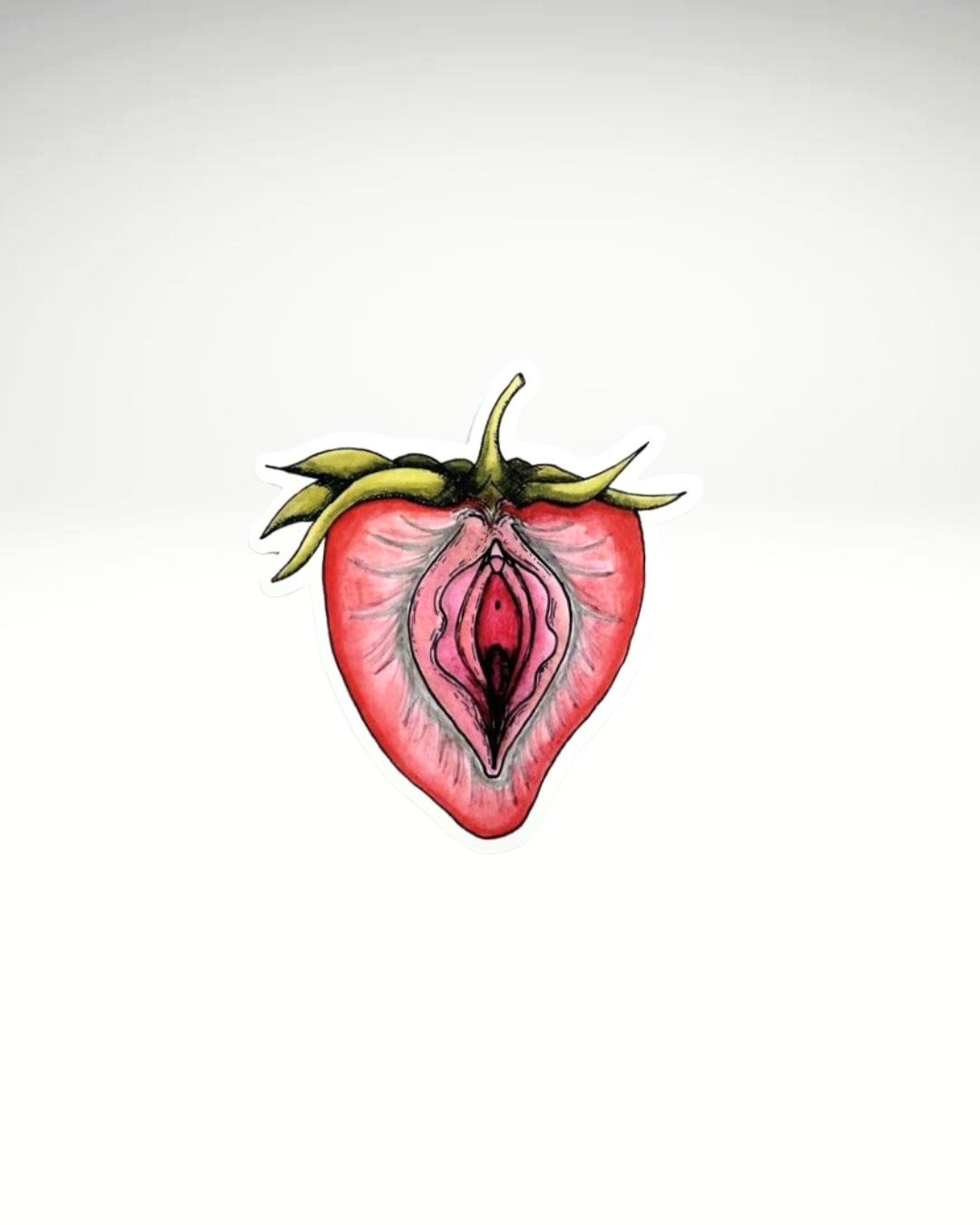 Erdbeer Vulva | Sticker
