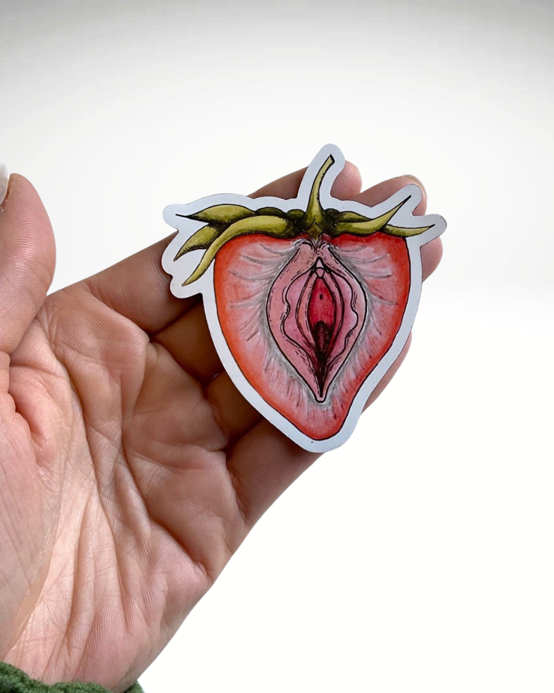 Erdbeer Vulva | Magnet