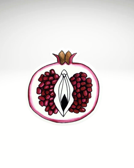 Granatapfel Vulva | Sticker