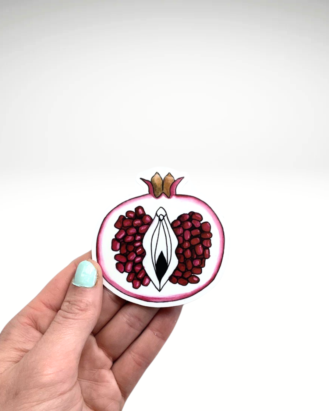 Granatapfel Vulva | Sticker