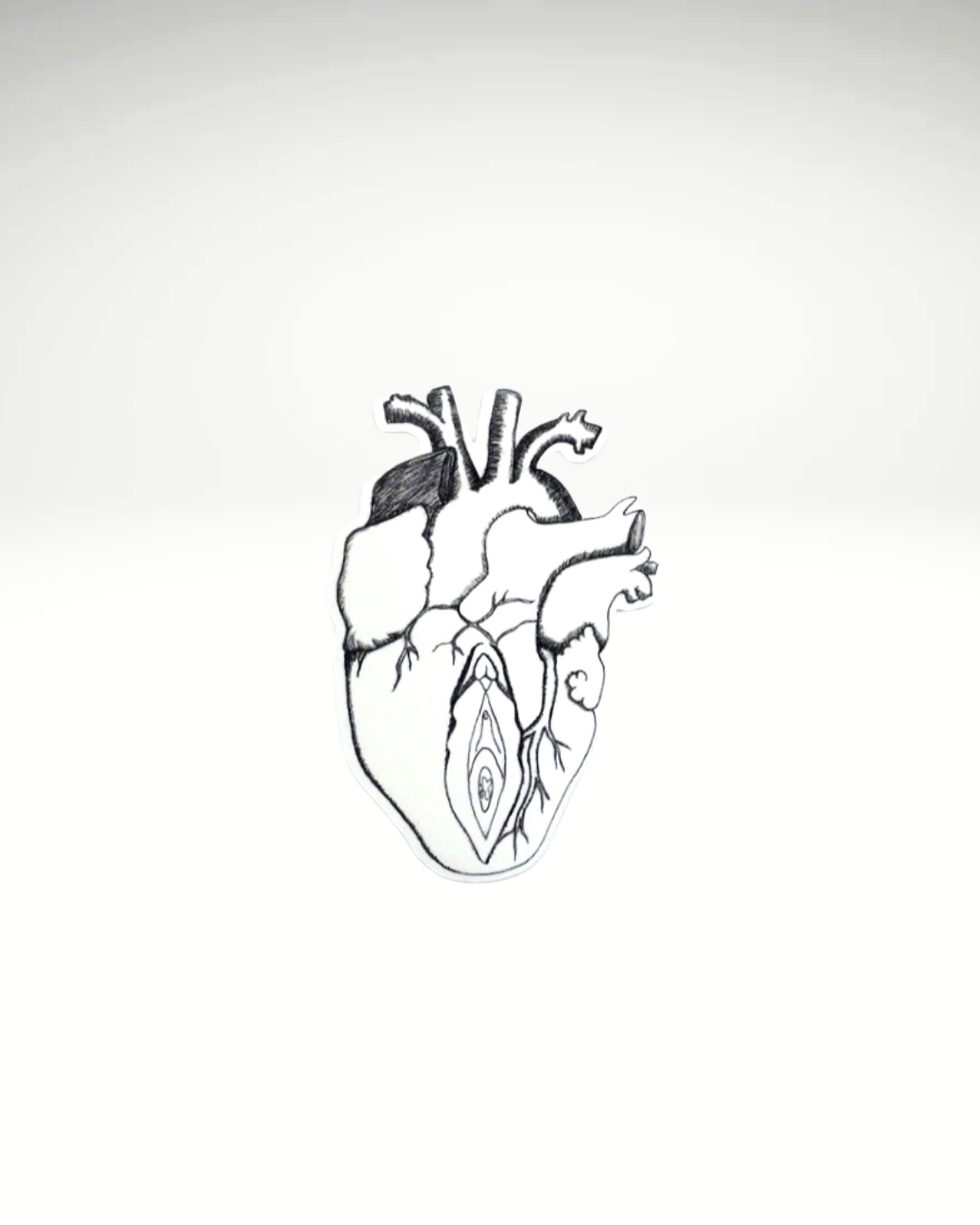 Herz Vulva | Sticker