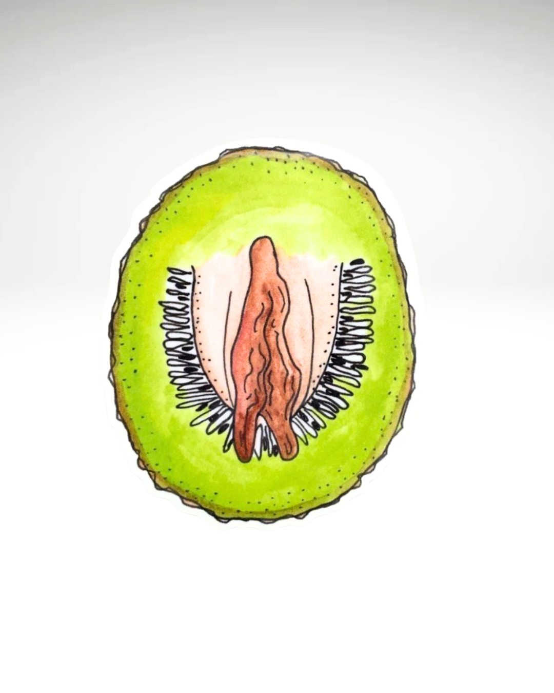 Kiwi Vulva | Sticker