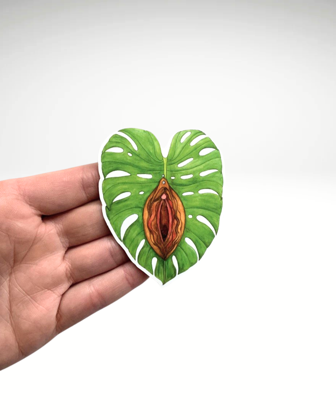 Monstera Vulva | Sticker
