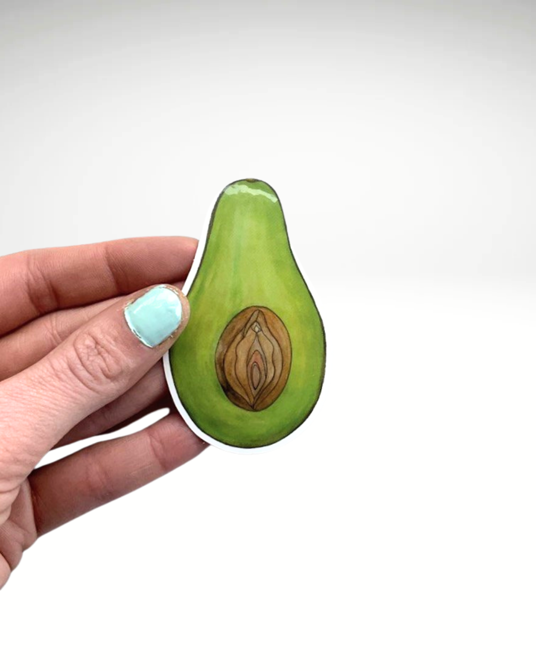 Avocado Vulva | Sticker