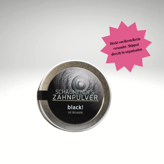 black! | foaming tooth powder
