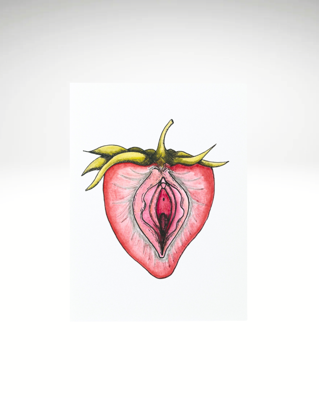 Vulva Obst | Postkarten