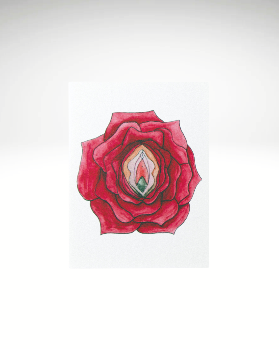 Vulva Pflanze | Postkarten