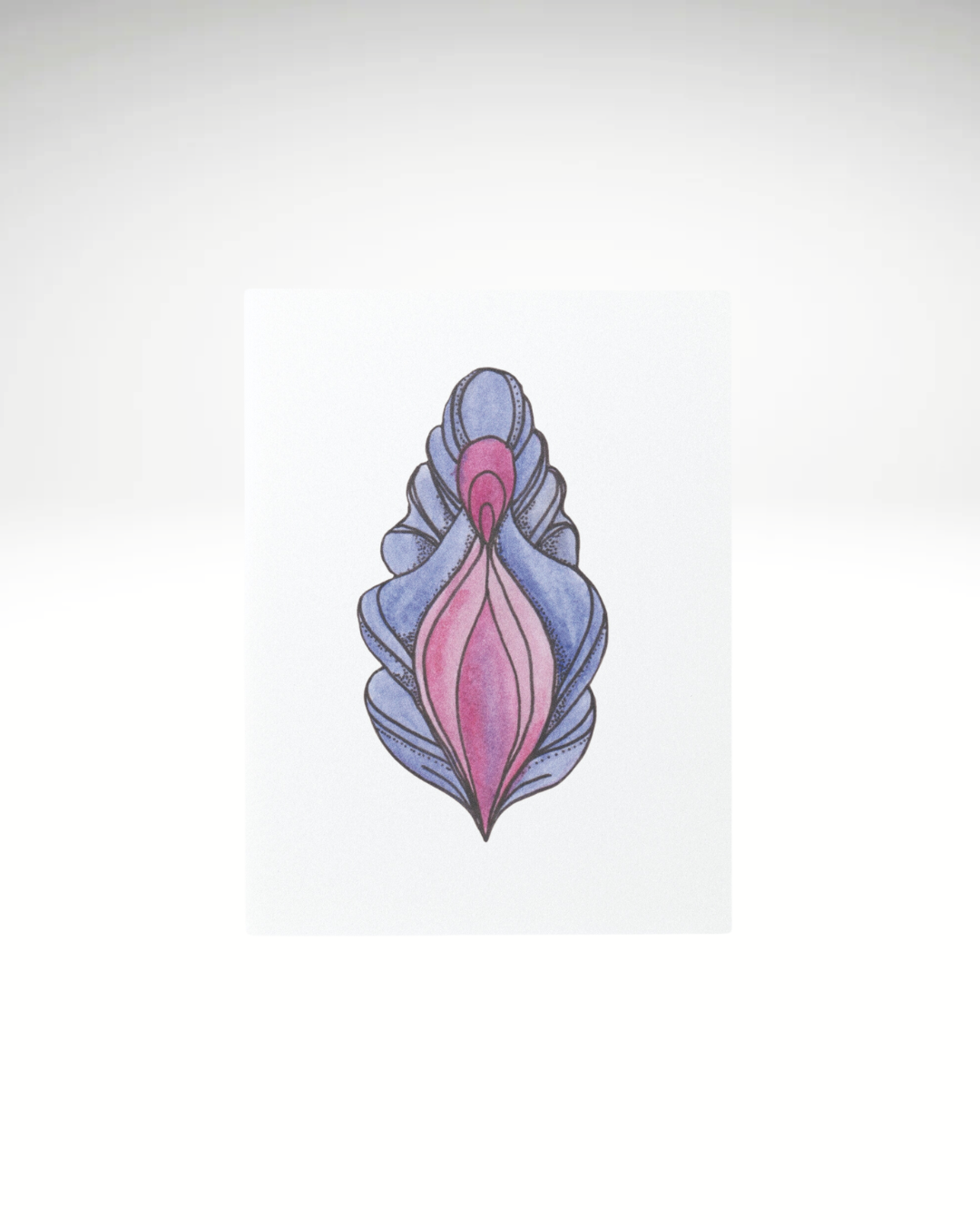 Ornamentale Vulva | Postkarte