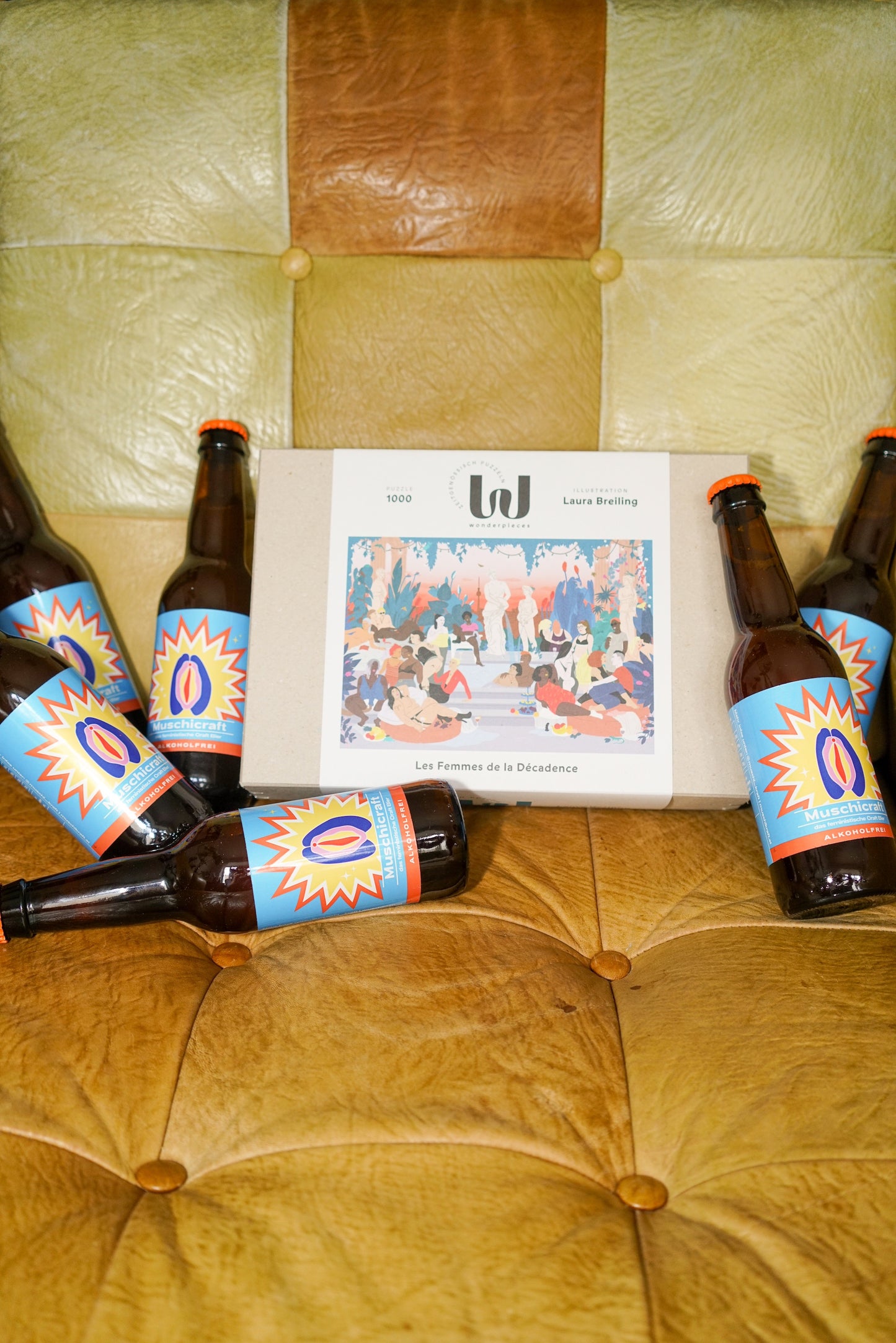 Muschicraft Bier Alkoholfrei | Puzzle Night Box