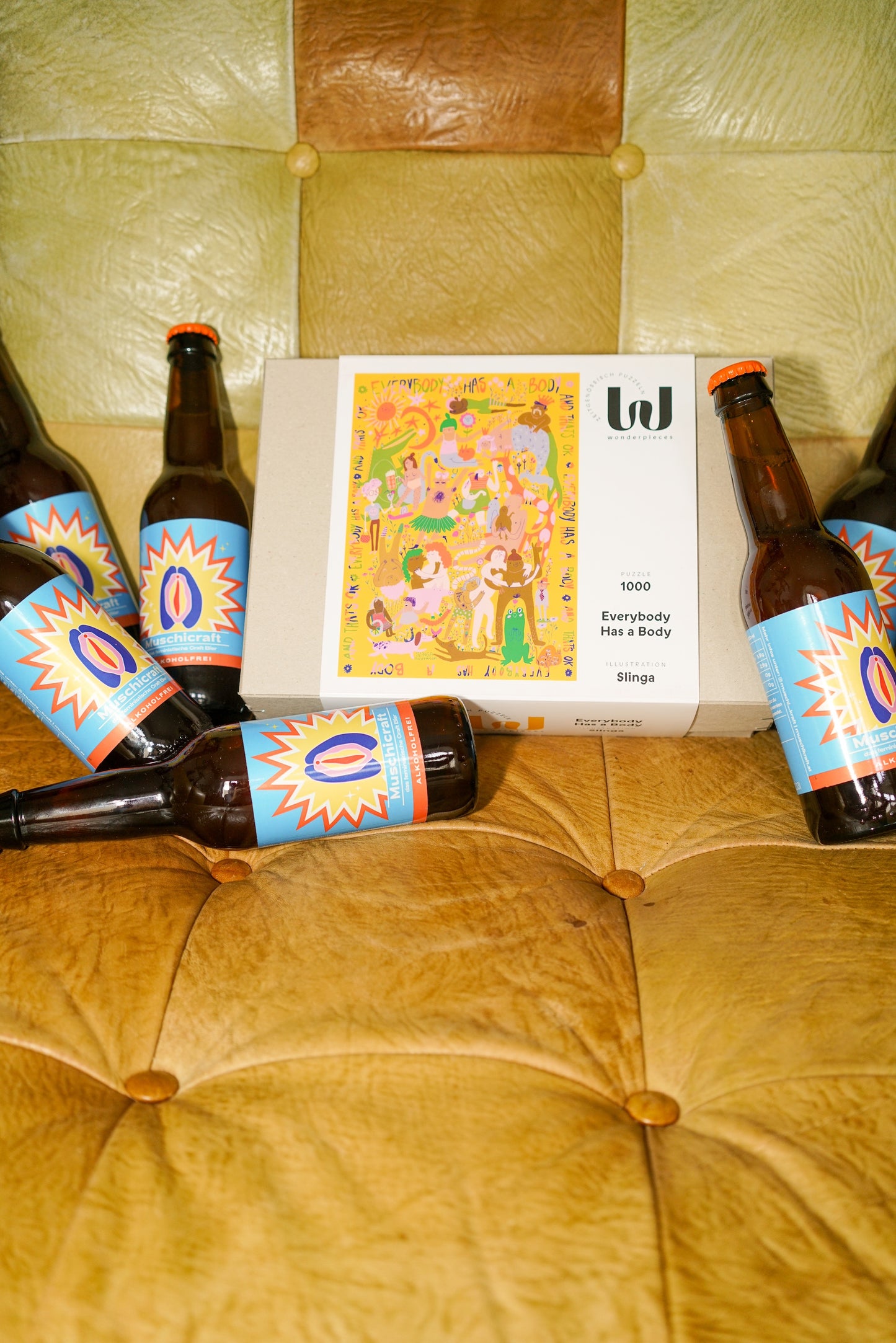 Muschicraft Bier Alkoholfrei | Puzzle Night Box