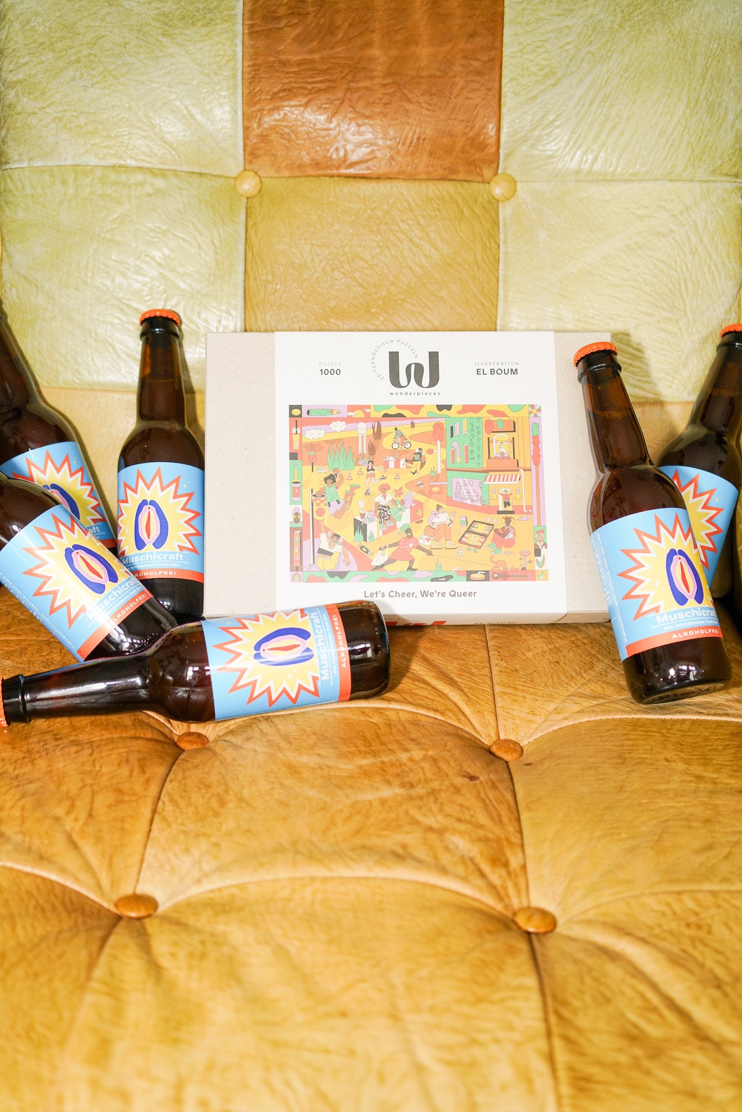 Muschicraft Bier Alkoholfrei | Puzzle Night Box