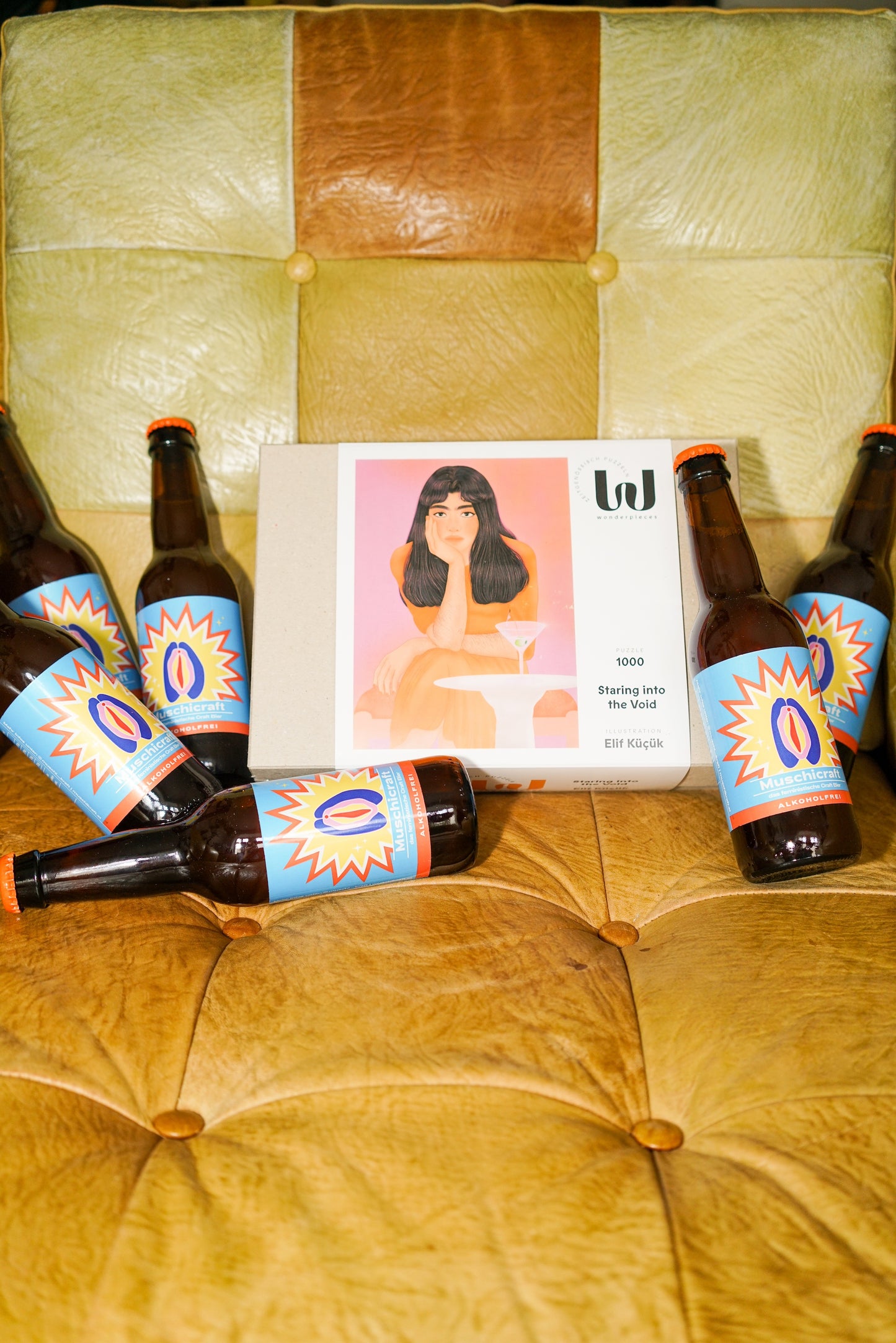 Muschicraft Bier Alkoholfrei | Puzzle Night Box