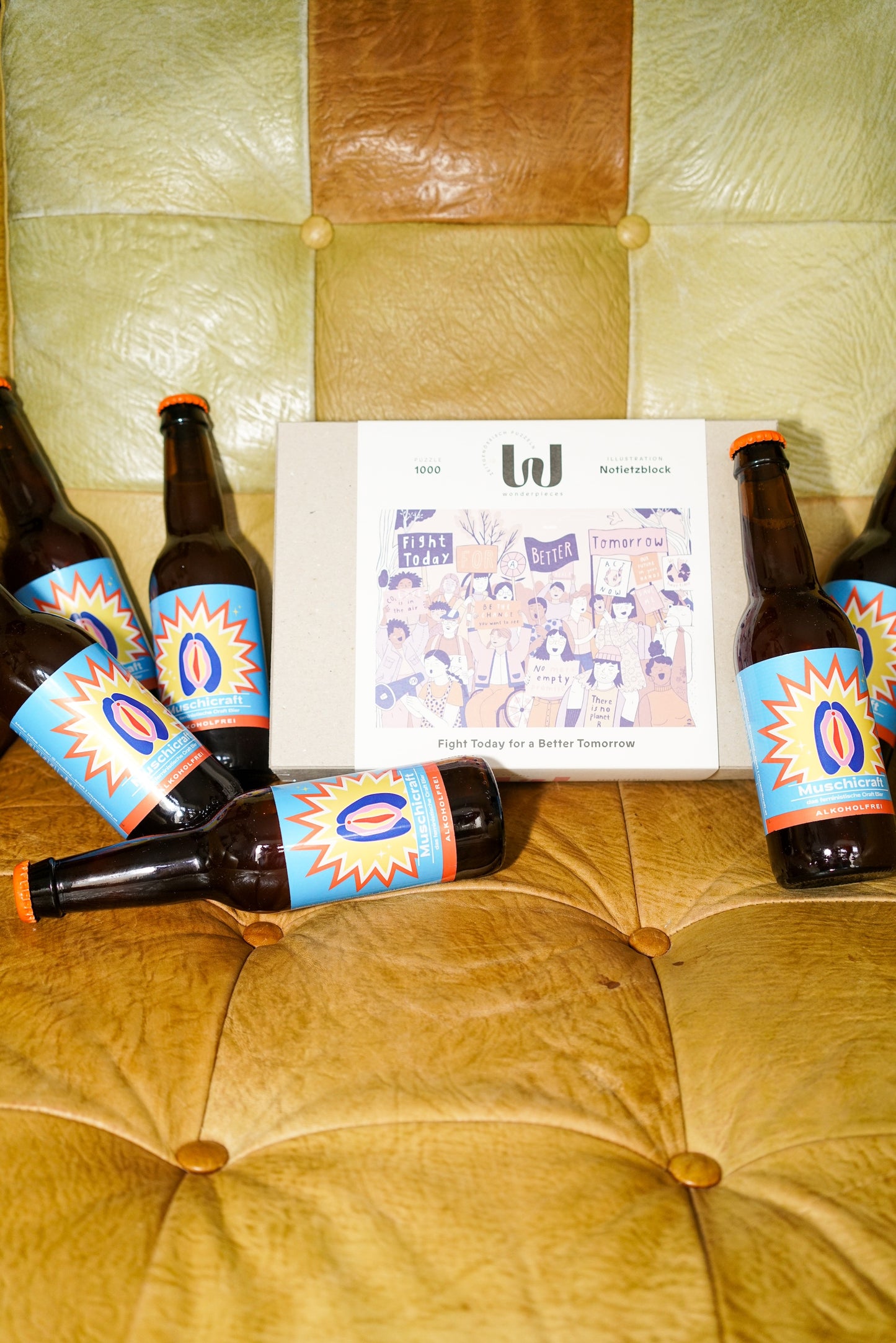 Muschicraft Bier Alkoholfrei | Puzzle Night Box