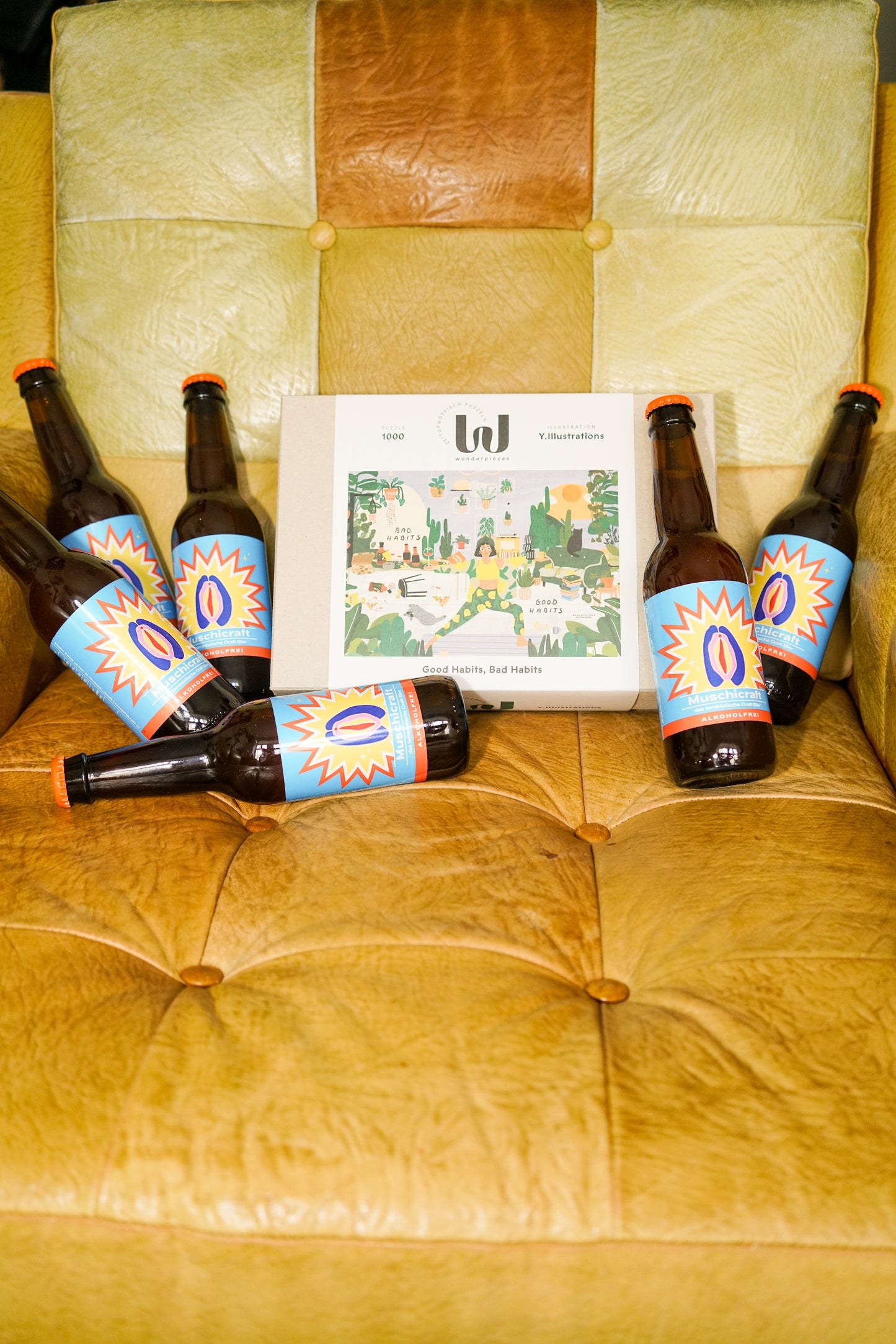 Muschicraft Bier Alkoholfrei | Puzzle Night Box