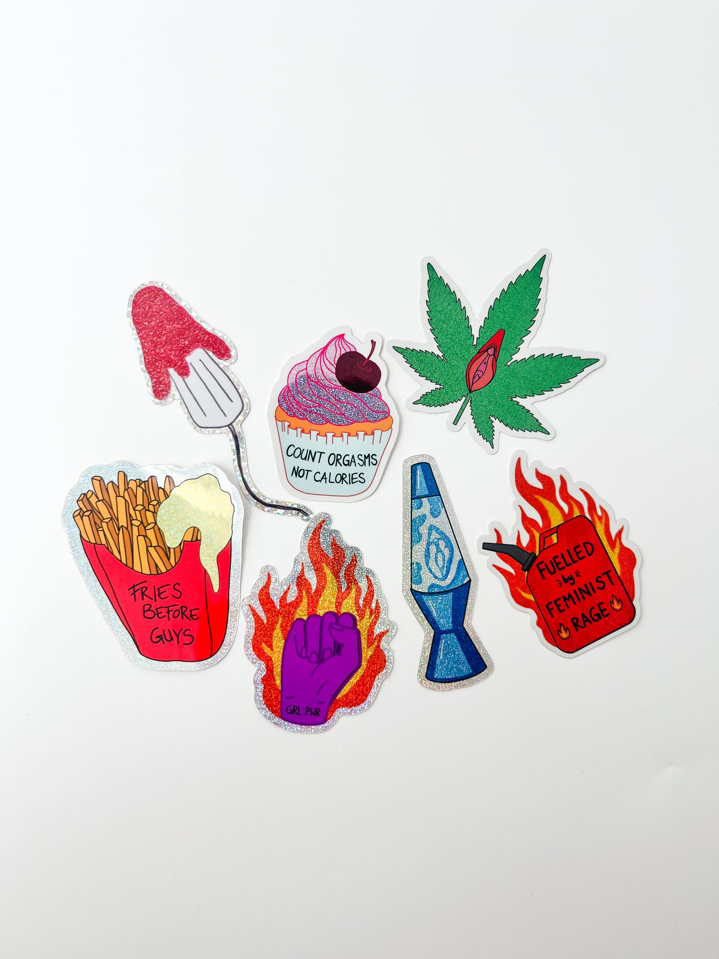 Glitzer Sticker Box