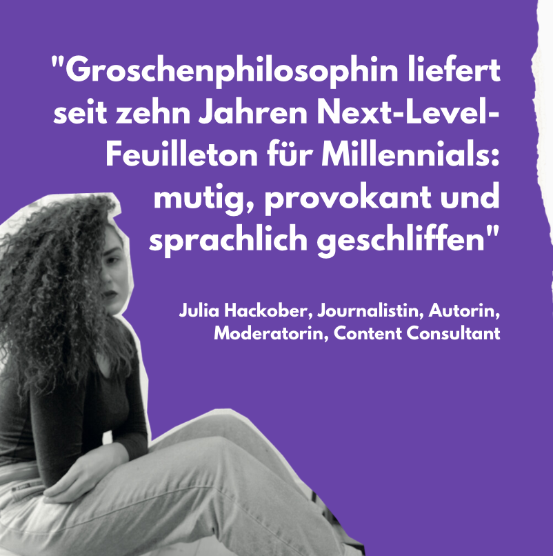 Die Groschenphilosophin | Buch