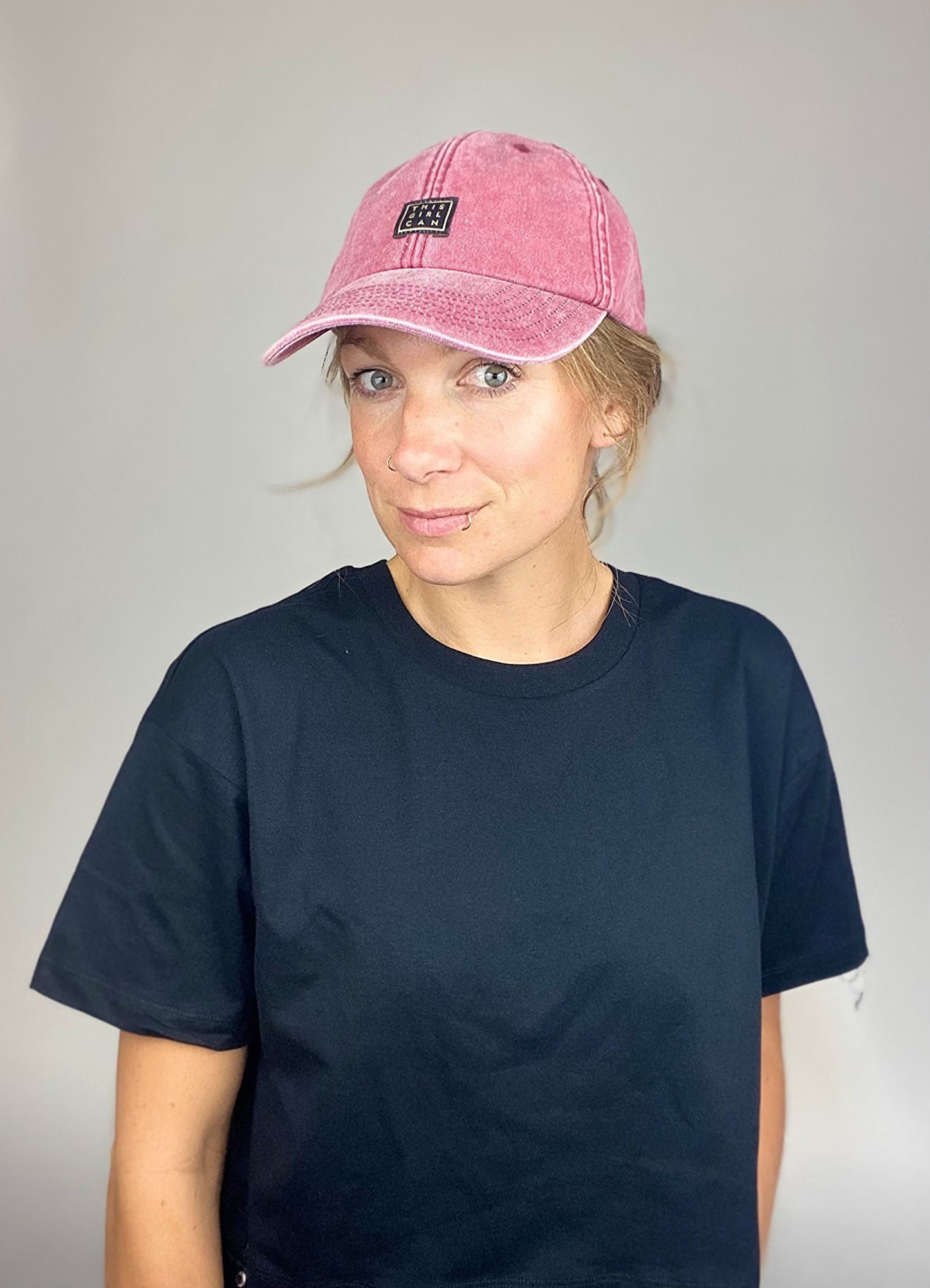 This Girl Can | Vintage Kappe aus Baumwolle