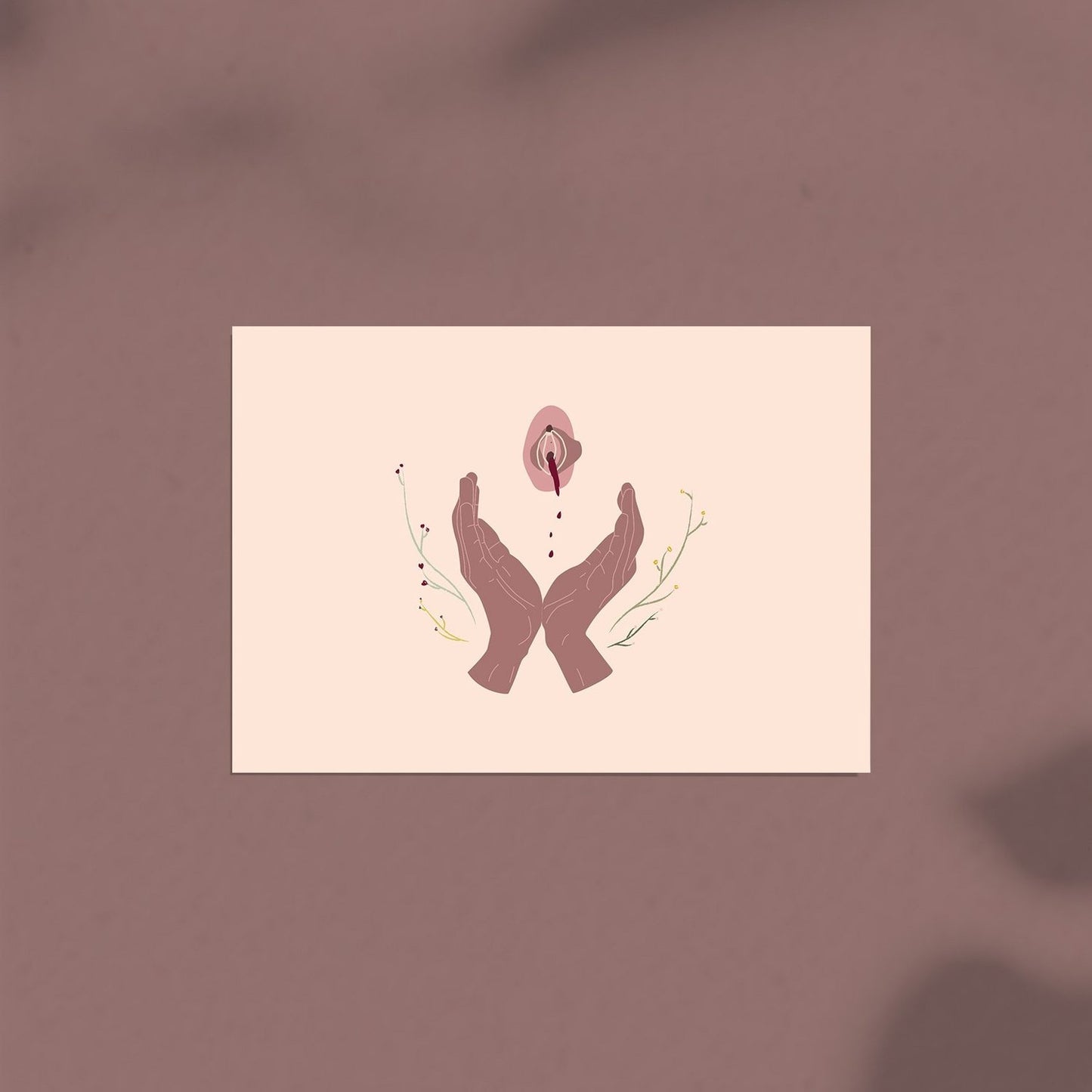 No Period Shame | Postkarte