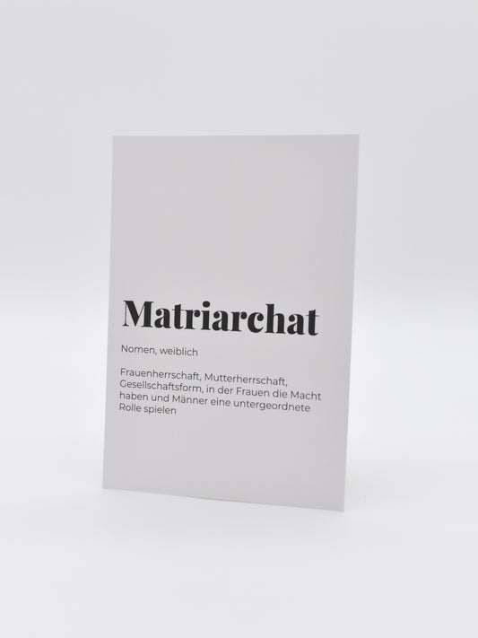 Matriarchat | Postkarte - Empovver