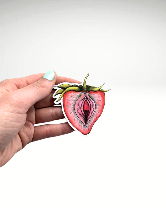 Erdbeer Vulva | Sticker