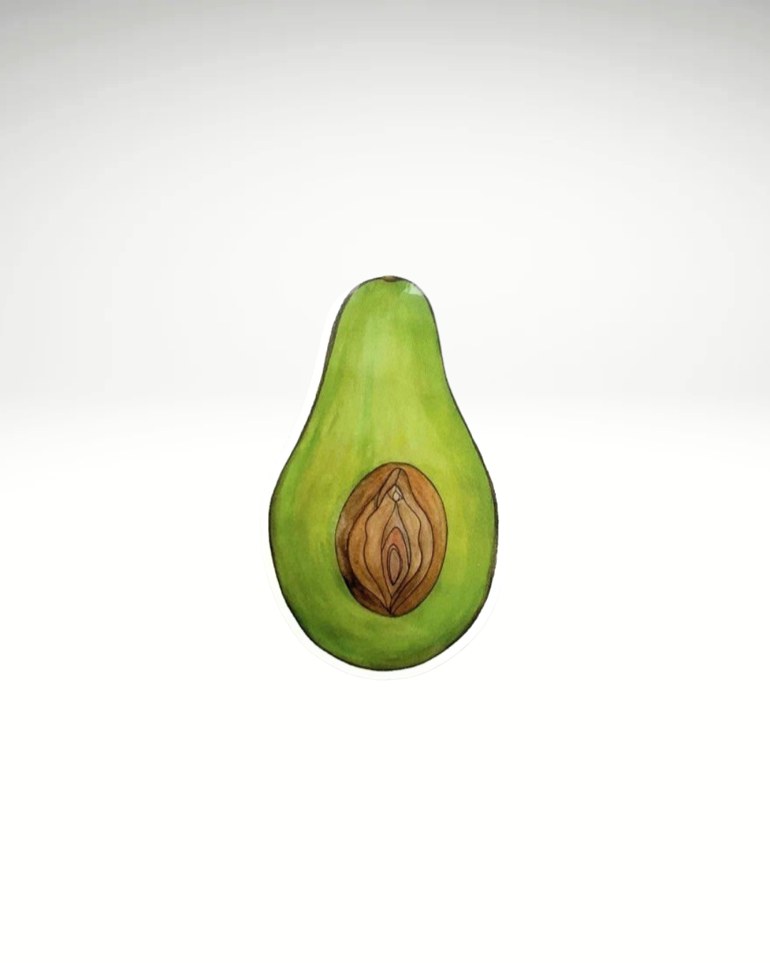 Avocado vulva | Sticker