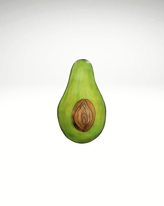 Avocado Vulva | Sticker