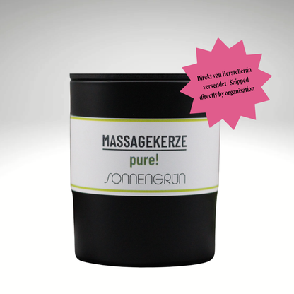 pure! | Massagekerze