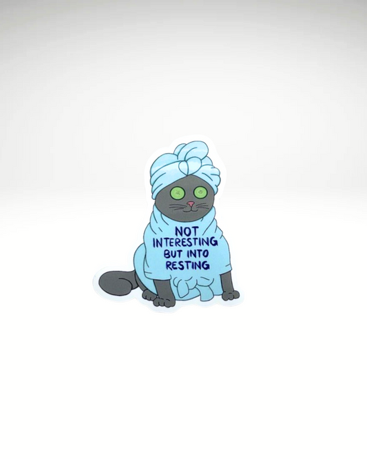 Resting Cat | Sticker