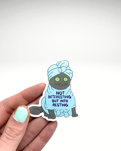 Resting Cat | Sticker