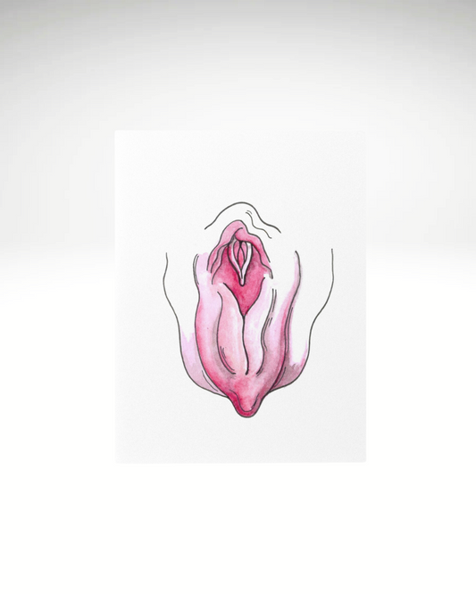 Pink Vulva | Postcard