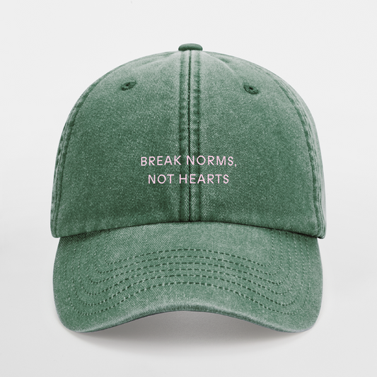 break norms, not hearts | Vintage Cap