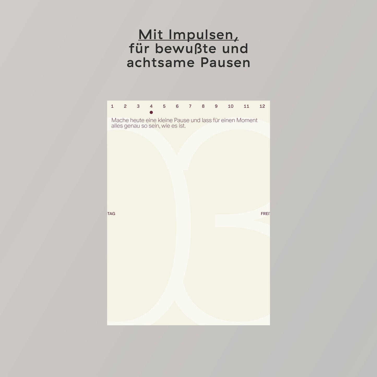 Create Space in 2026 | Tear-off Calendar