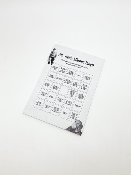 Alte weiße Männer Bingo