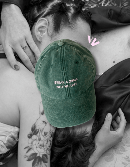 Break norms, not hearts | cap