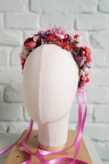 Pink Panther | Flower headpiece