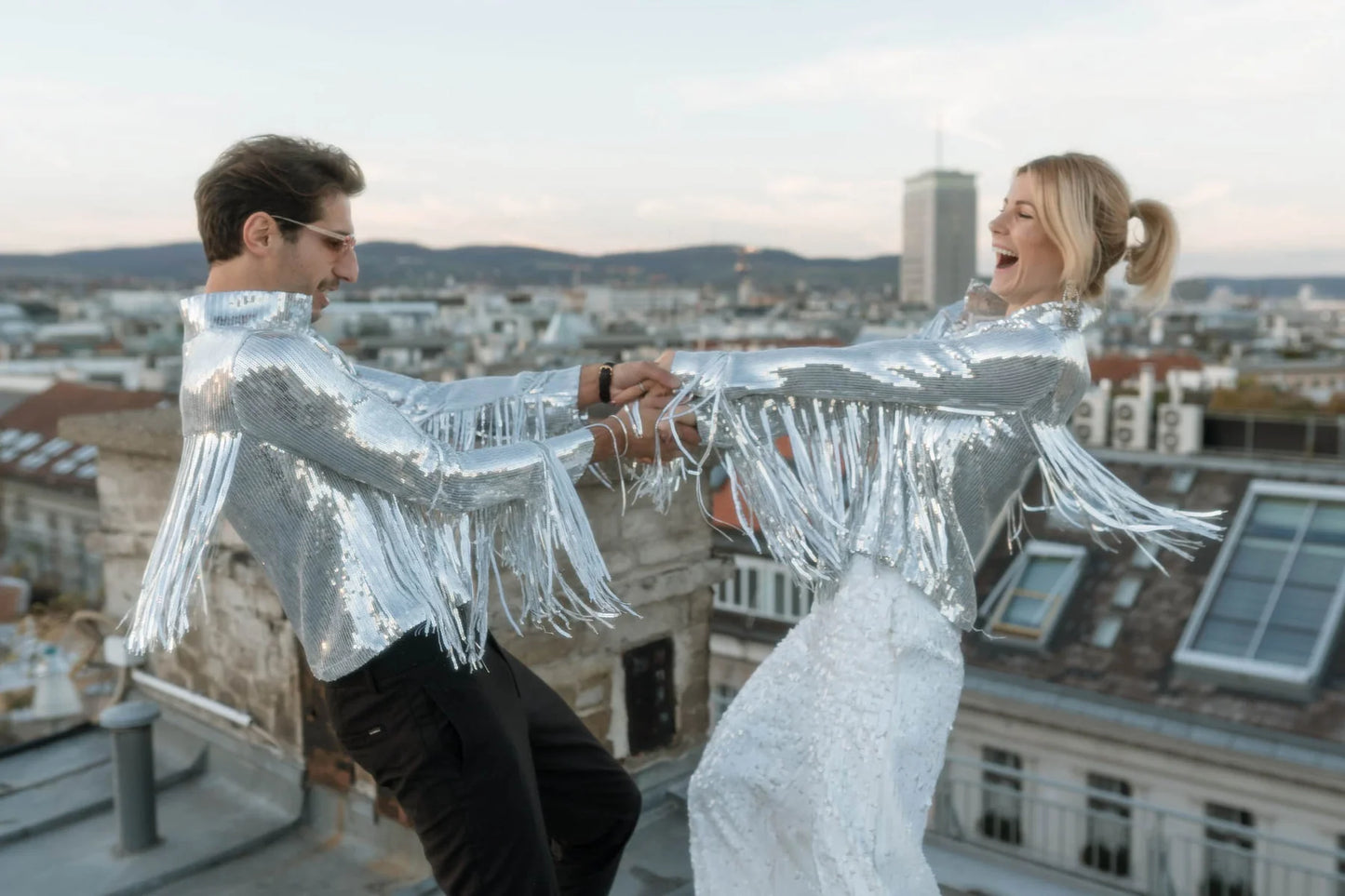 Sparkling | Unisex sequin jacket