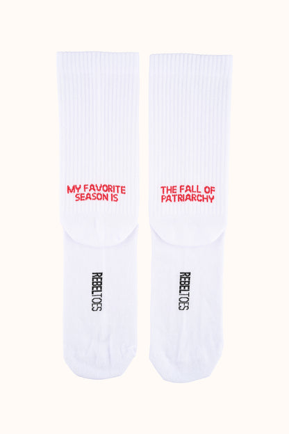 My favorite season is the fall of patriarchy | Socken