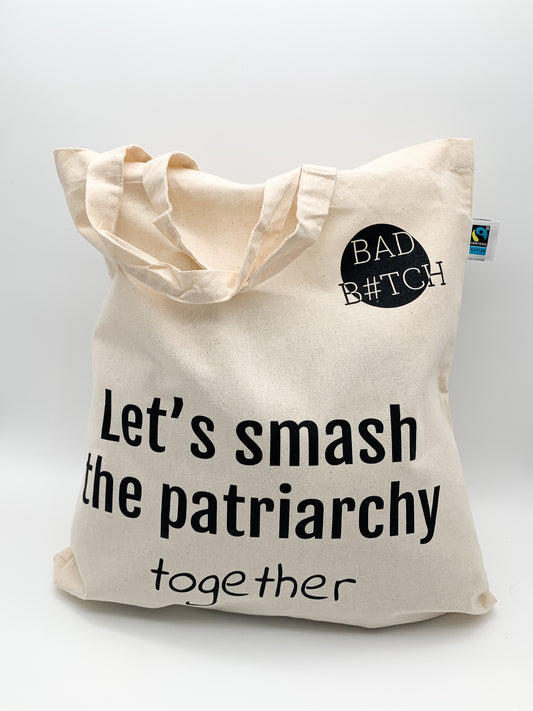 Let's smash the patriarchy together | Tote bag