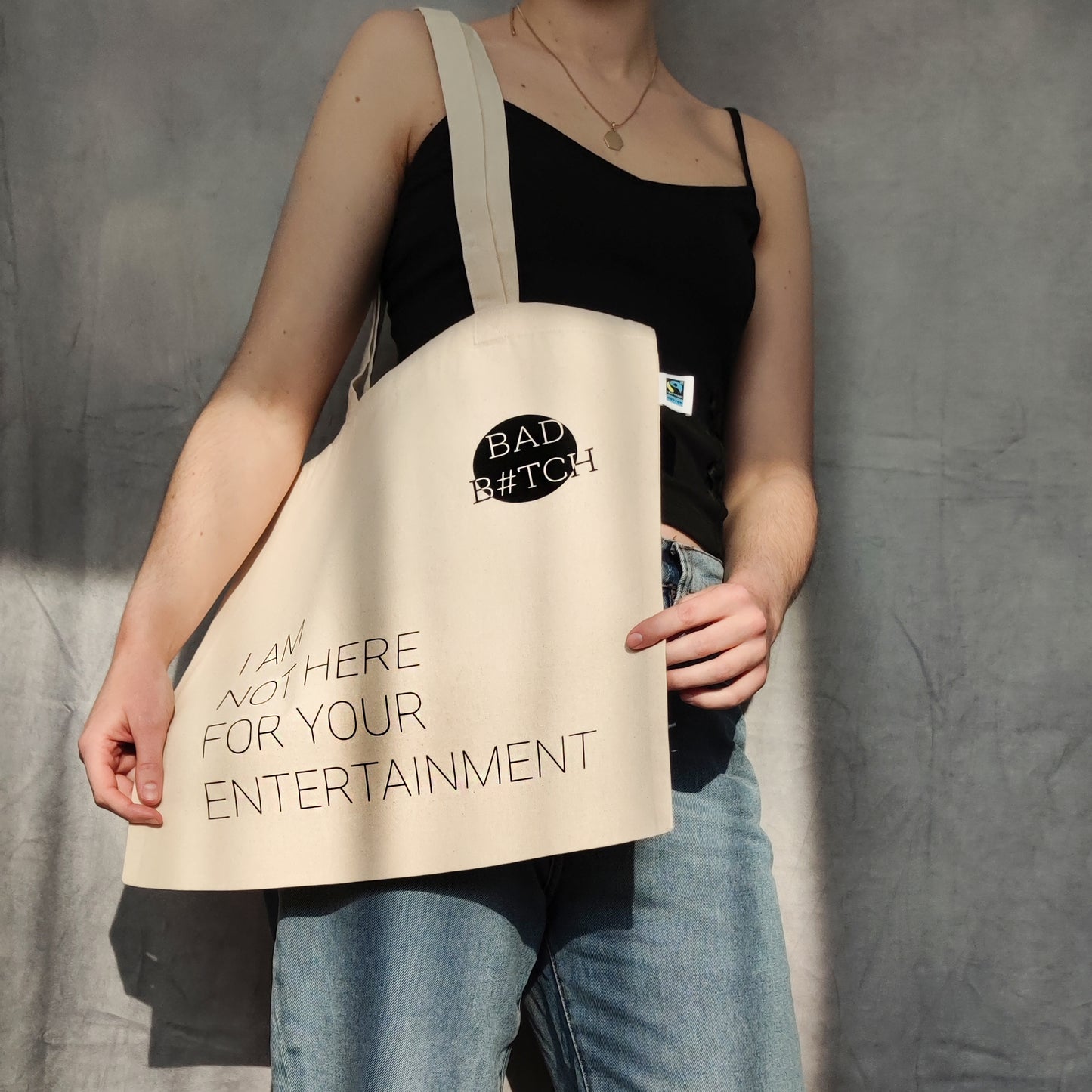 I am not here for your entertainment | Tote bag
