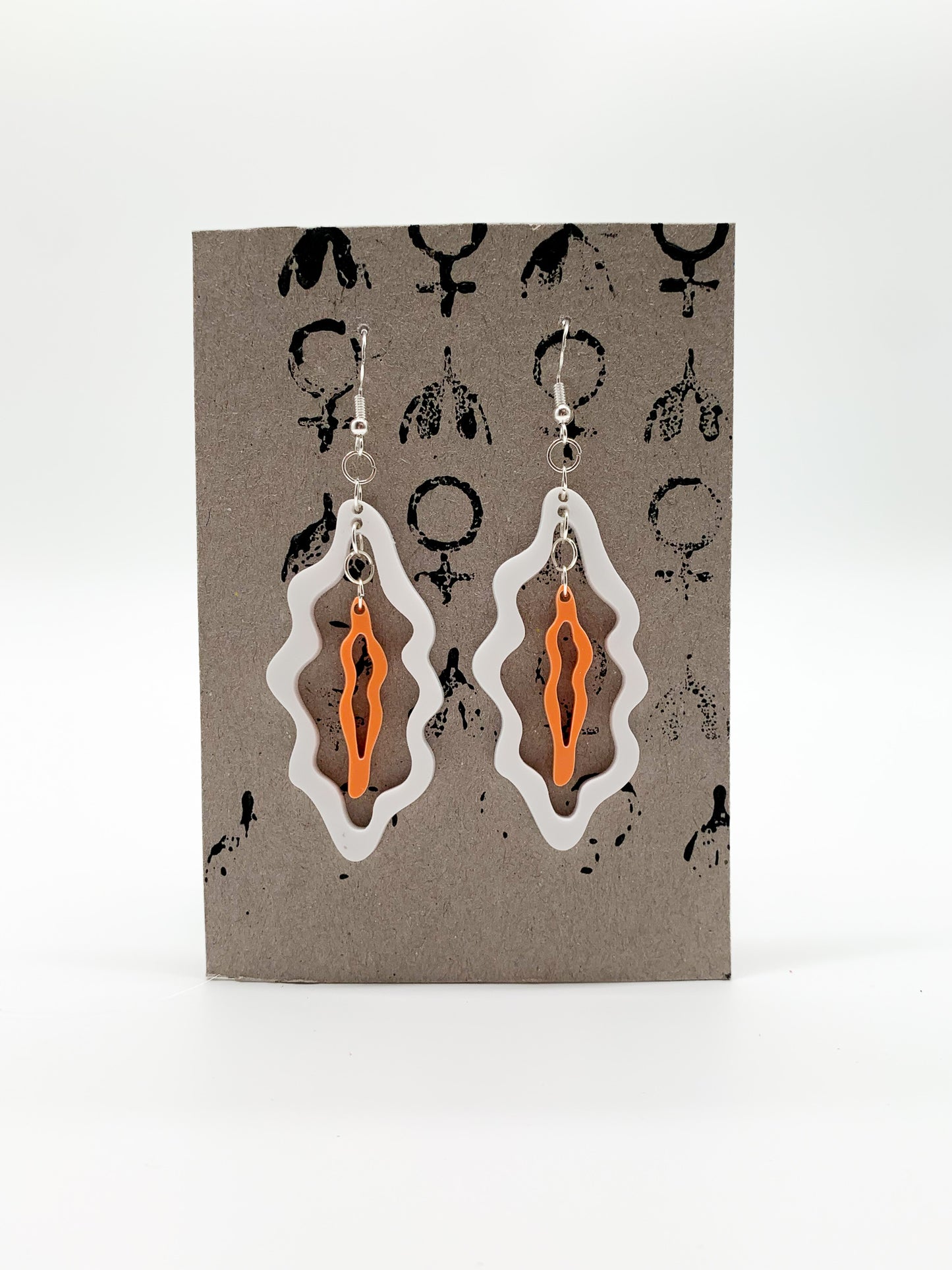 Vulva | Two-toned earrings